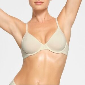 SKIMS Cotton Jersey T-shirt bra— BONE